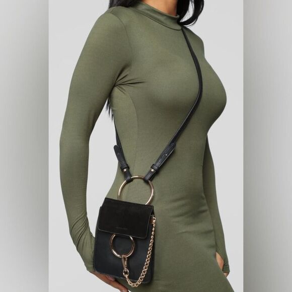 Chloe Black Faye small bracelet bag EUC with dust bag - Picture 1 of 9